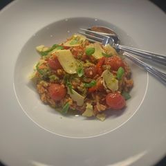 Emilys Cheats Tomato Risotto A picture of Emilys Cheats Tomato Risotto.