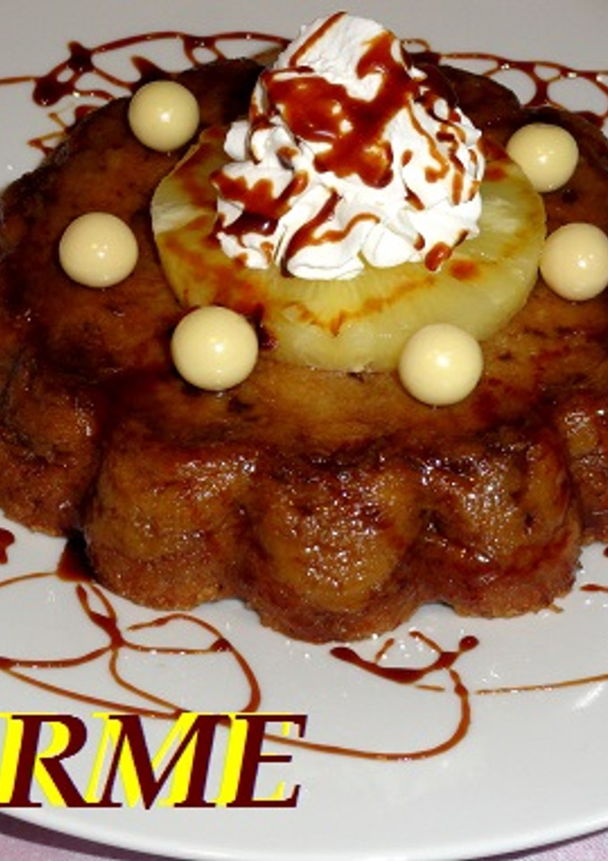 Una foto de Puding de turrón de Alicante