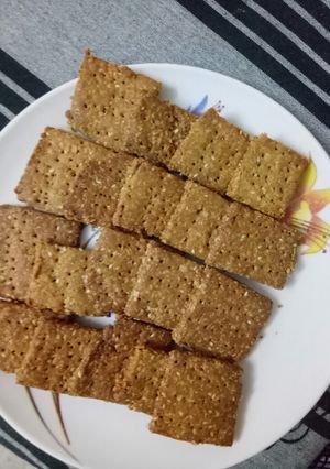 A picture of Oats savoury cookies.