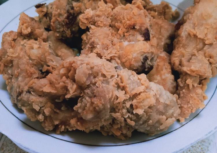 Cara Gampang Menyiapkan Ayam goreng crispy Anti Gagal