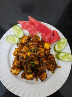 பனீர் வறுவல்(paneer varuval recipe in tamil) செய்முறை முக்கிய புகைப்படம்