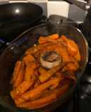 Honey glazed carrots