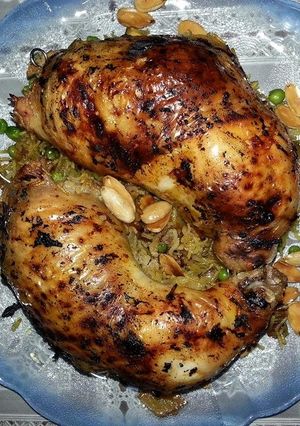 صورة لوصفة افخاذ الدجاج المحشية