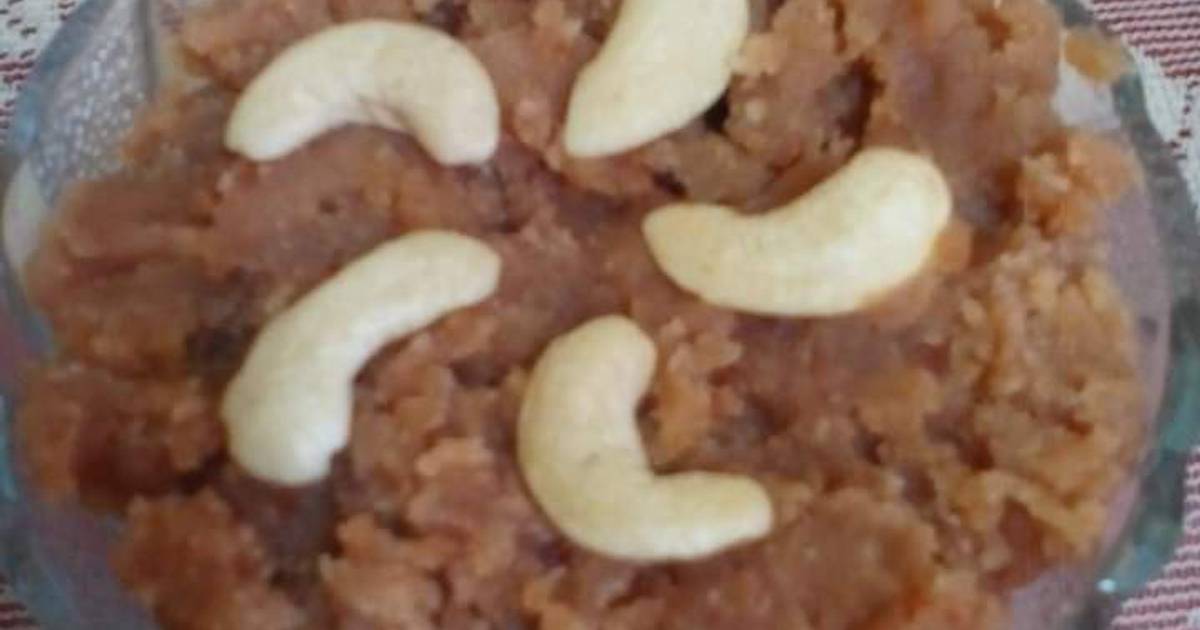 Healthy & tasty wheat flour sheera Recipe by Maya's Recipe's Cookpad