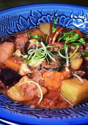 Hình của món Rau củ om paté.