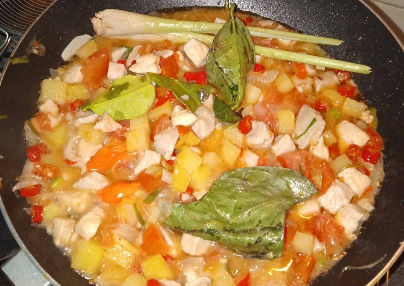 Ayam rica-rica rasa nano nano