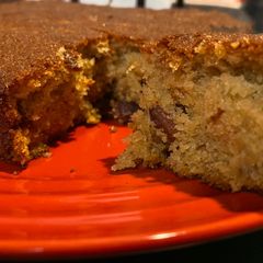 A picture of Almond banana bread.