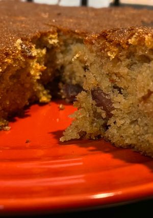 A picture of Almond banana bread.
