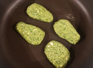 Una foto de Nuggets de espinaca y garbanzos (veganos)