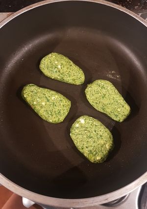 Una foto de Nuggets de espinaca y garbanzos (veganos)