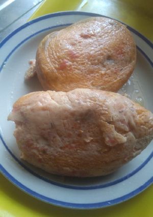 A picture of Egg Moi Moi.