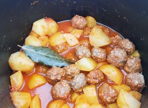 Une photo de Pommes de terre boulettes au cookeo