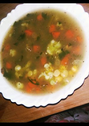 ভেজিটেবল স্যুপ(vegetable Soup recipe in Bengali) রেসিপির প্রধান ছবি