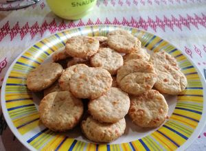 Una foto de Galletas de queso y avena (apta bebe +1 año)
