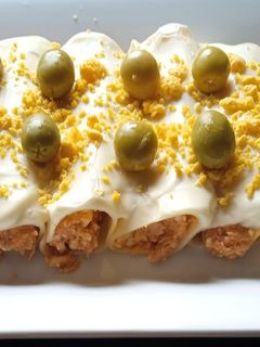 Una foto de Canelones fríos