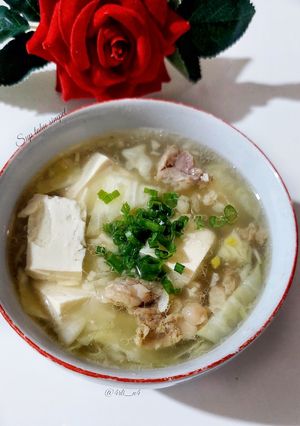 Foto resep Sup tahu simpel
