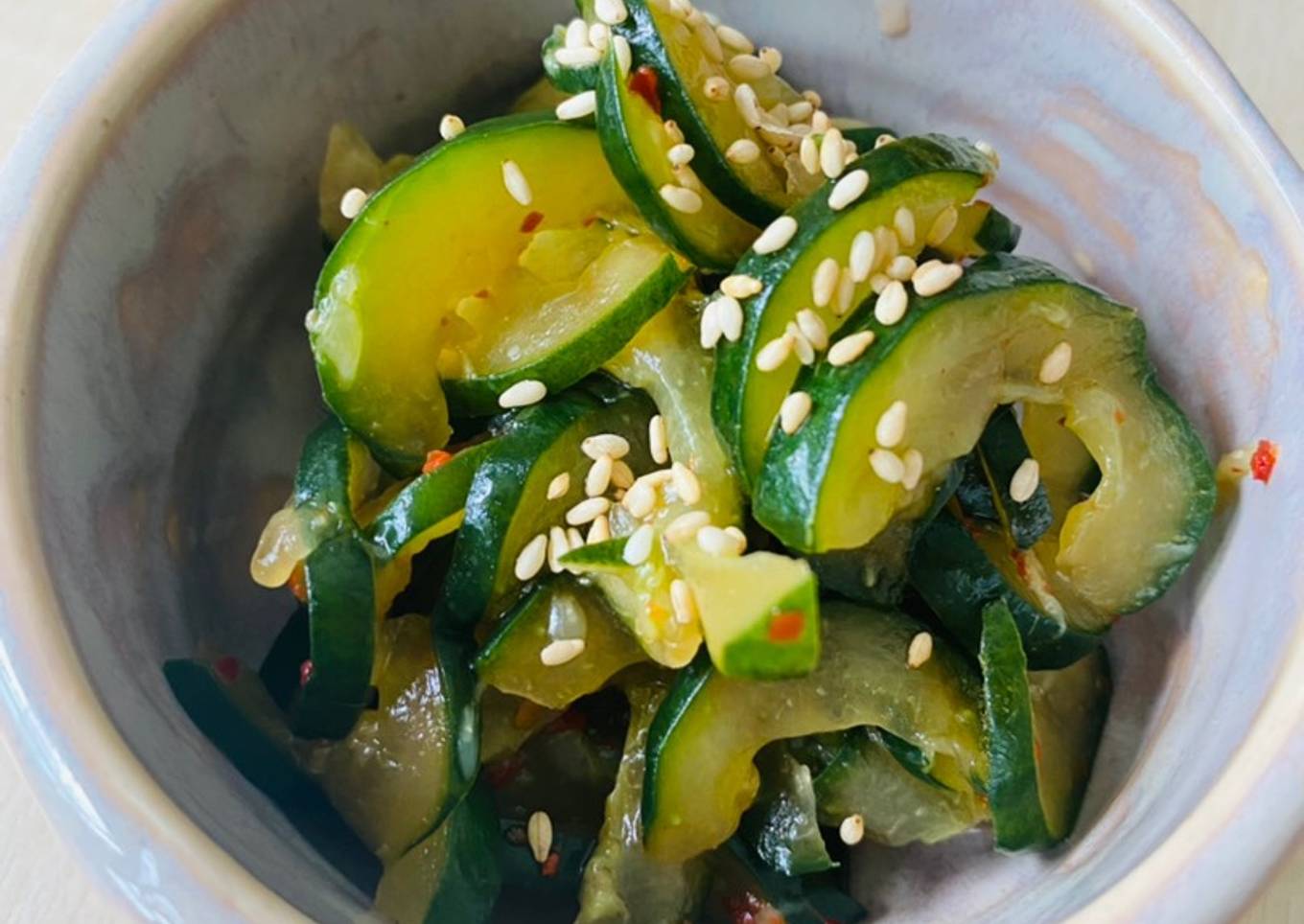 Korean style Cucumber pickles