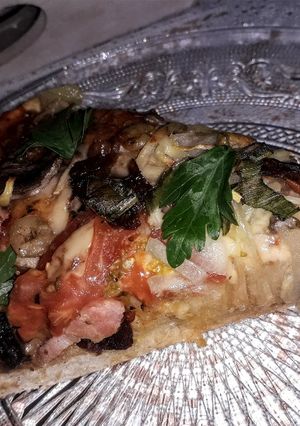 Zdjęcie przepisu Półpełnoziarnista pizza.