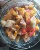 Golden Melon fruits salsa