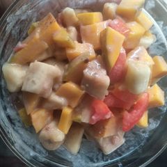 Golden Melon fruits salsa A picture of Golden Melon fruits salsa.
