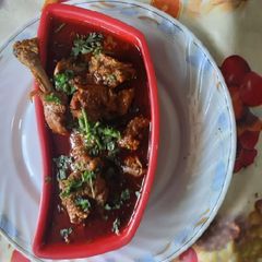 A picture of Butter Chicken masala.