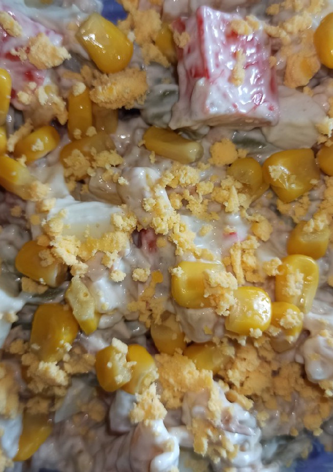 Una foto de Ensalada de pasta 😋