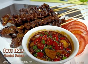 Foto resep SATE USUS (SAMBAL KECAP)