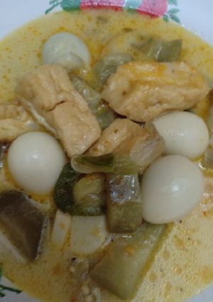 Foto resep Lodeh tahu terong puyuh