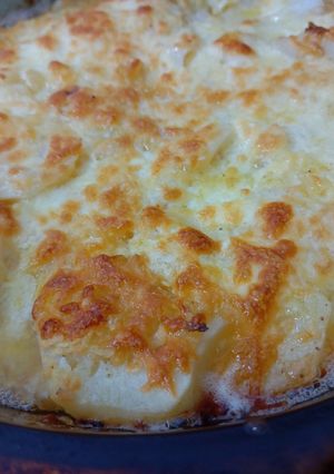 Una foto de Papas a la crema