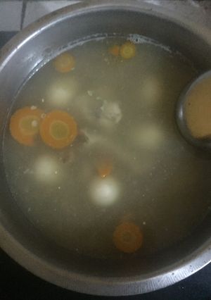 Foto resep Sup Sosis dengan Telur Puyuh & Wortel