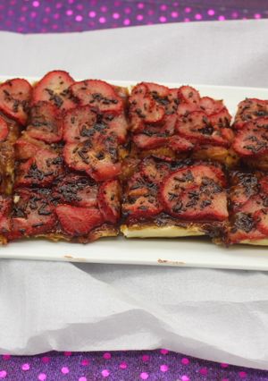 Una foto de Bocadillo dulce de fresas al horno