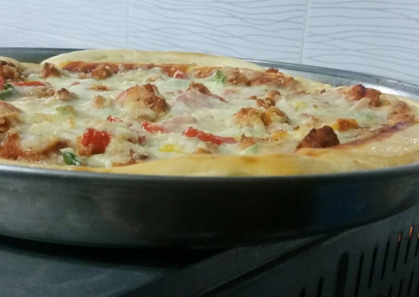 Chicken Tikka pizza