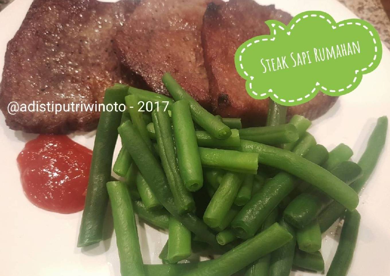 Steak Sapi Rumahan ala bunda 3D