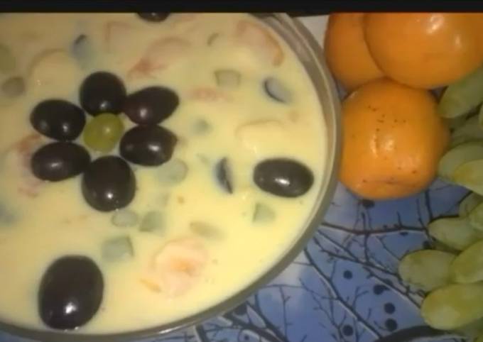Steps to Prepare Gordon Ramsay Fruit custard