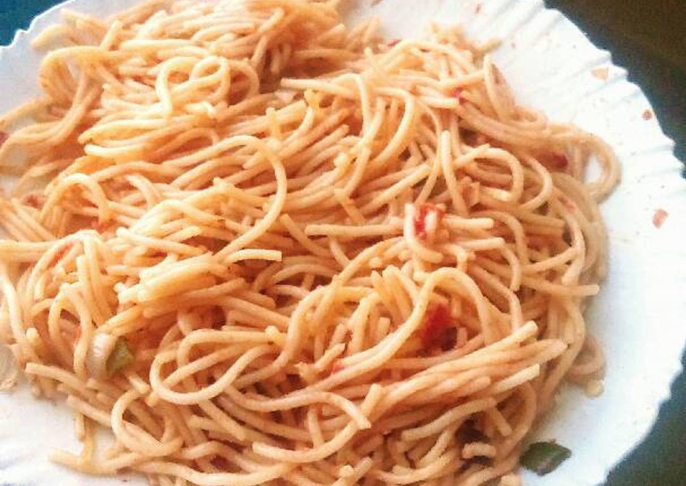 Fried spaghetti