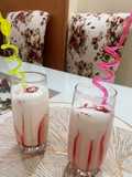 ميلك شيك فراولة 🍓
