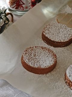 Una foto de Mantecados de Chocolate
