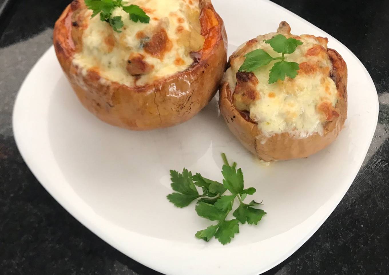 Calabaza Rellena‼️🤭