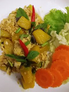 รูปของ ฟักทองผัดไข่