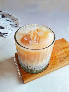 Foto resep Grass Jelly Milk Tea