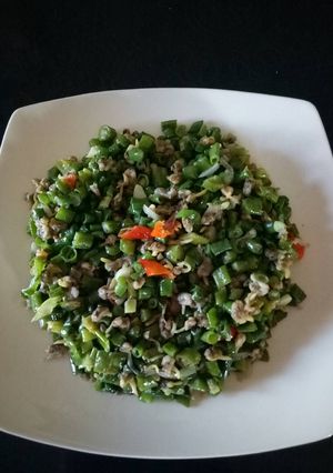Foto resep Oseng2 kacang+isi kerang