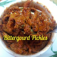 A picture of Bitter gourd Pickles.
