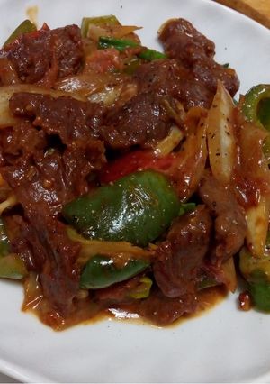 A picture of Black Pepper Beef Stir-Fry.