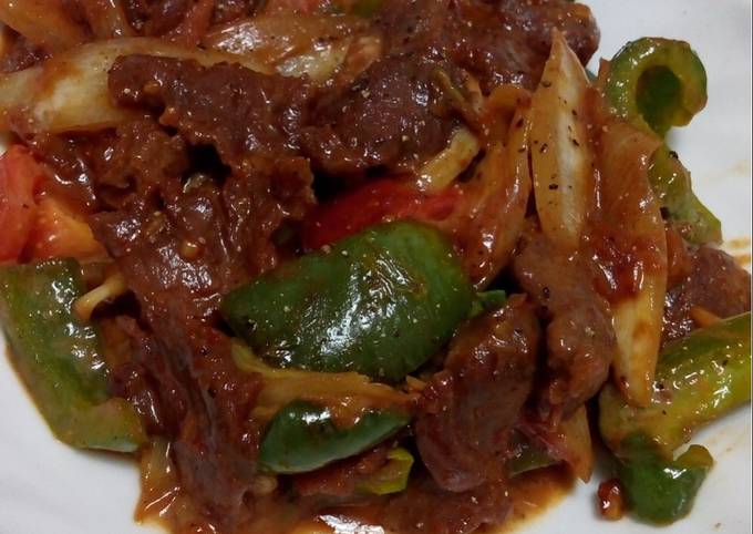 Black Pepper Beef Stir-Fry