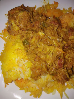 A picture of Tasty chicken biryani😋😋.