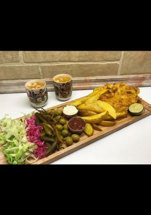 عکسی از دستور شنیسل مرغ