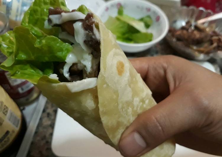 Resep Kebab Tortilla yang Enak Banget