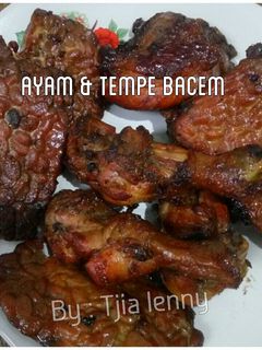 Foto resep Ayam dan tempe bacem