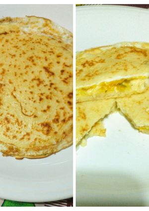 Una foto de Panqueques rellenos rapiditos