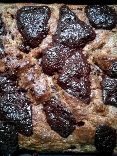 Una foto de Keto: Queque Naranja Nuez y Chocolate